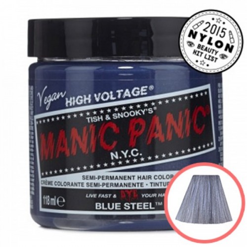 MANIC PANIC HIGH VOLTAGE CLASSIC CREAM FORMULAR HAIR COLOR (05 BLUE STEEL)